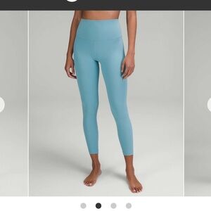 Lululemon Align high rise pant, 25in, tidal teal, size 6